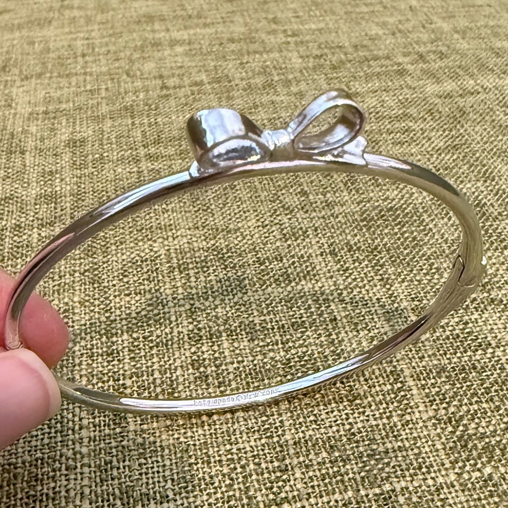 Kate Spade Silver Bow Bracelet